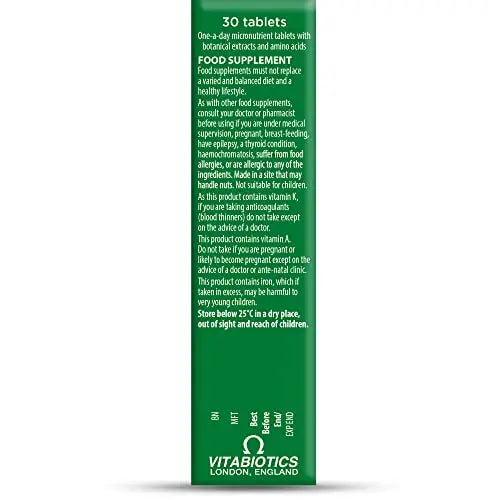 Vitabiotics Immunace Extra Protection Tablets, 30 count Immunace Au supplements