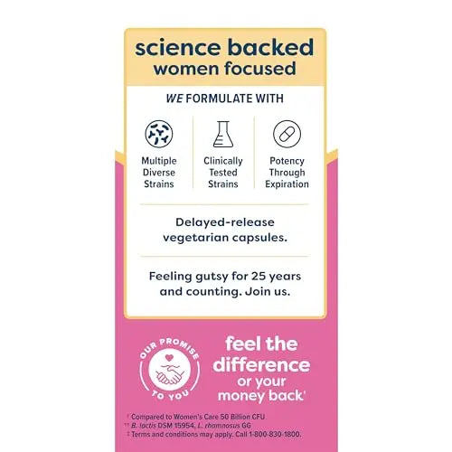 Renew Life Women's Probiotic Capsules, Supports Vaginal, Urinary, Digestive and Immune Renew Life Au supplements