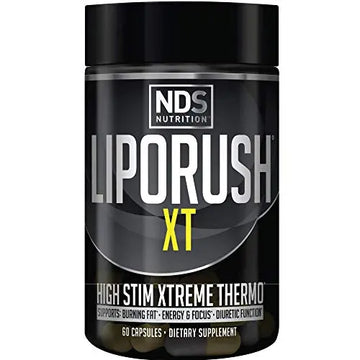 LIPORUSH NDS Nutrition XT - Concentrated Thermogenic with L-Carnitine & Teacrine LIPORUSH Au supplements