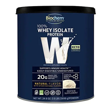 Biochem, Whey Protein Powder, 20g of Protein to Support Muscles and Intense Workouts Biochem Au supplements