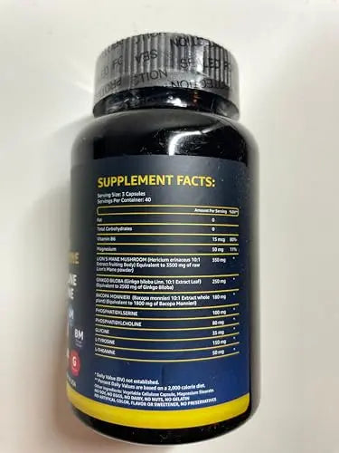 LetaGreen Organic Lions Mane Supplement Capsules - 120 Real Mushrooms Lion's Mane LetaGreen Au supplements