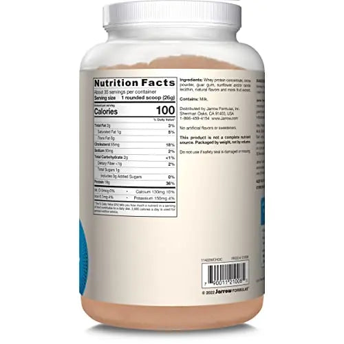 Jarrow Formulas Whey Protein With 18 g of Protein, 3.8 g of BCAAs, & Glutamine, Dietary Jarrow Formulas Au supplements