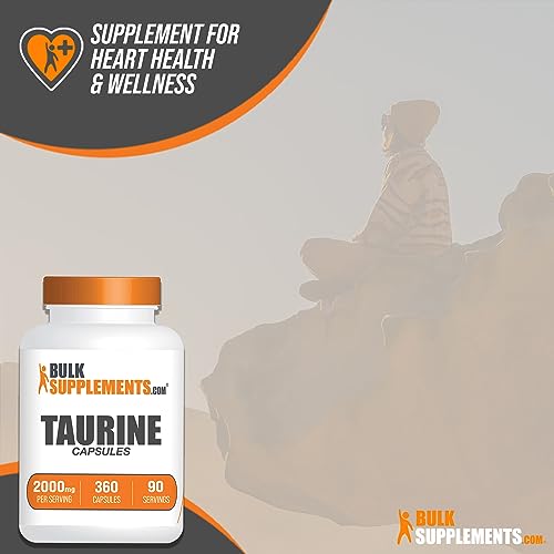 BULKSUPPLEMENTS.COM Taurine Capsules - Taurine Supplement, Taurine 2000mg BULKSUPPLEMENTS.COM Au supplements