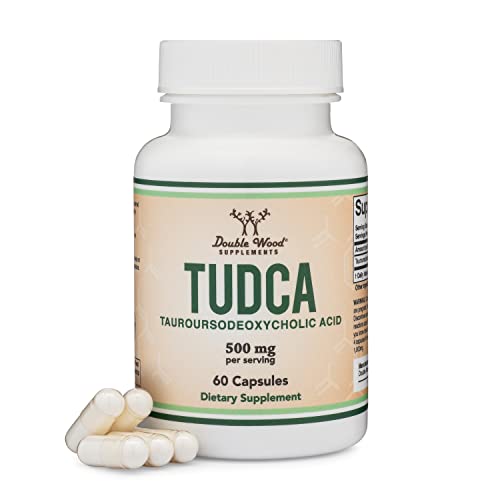 TUDCA Bile Salts Liver Support Supplement, 500mg Servings, Liver and Gallbladder Double Wood Supplements Au supplements