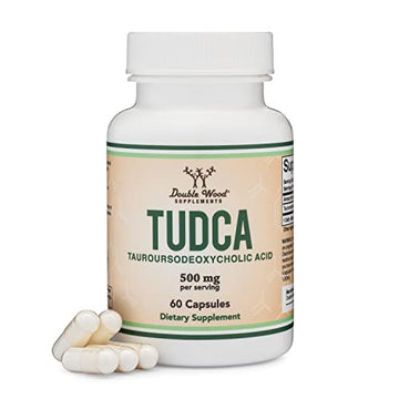 TUDCA Bile Salts Liver Support Supplement, 500mg Servings, Liver and Gallbladder Double Wood Supplements Au supplements