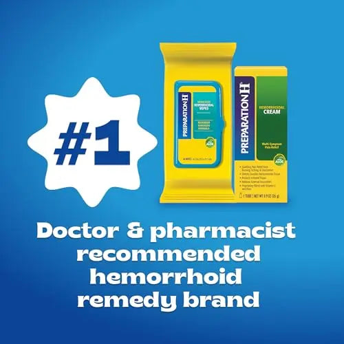 Preparation H Hemorrhoid Flushable Wipes with Witch Hazel for Skin Irritation Relief - 96 Count Preparation H Au supplements