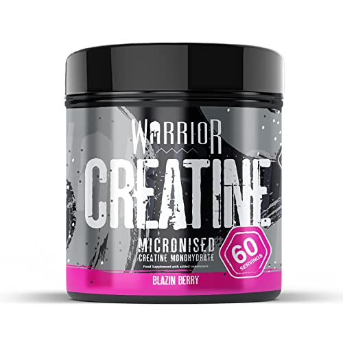 Warrior Creatine Monohydrate Powder – 300g – Micronised for Easy Mixing and Consumpti Warrior Au supplements