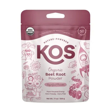 KOS Organic Beet Root Powder, USDA Certified - Natural Nitric Oxide Booster, Superfood KOS Au supplements