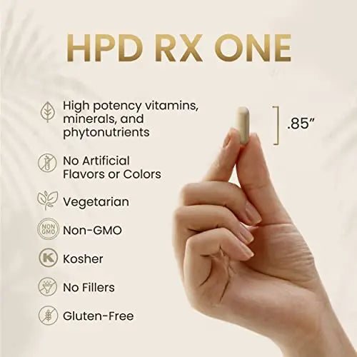 HPD Rx ONE Immunity Boost Multivitamin HPV Supplements for Women and Men, Pack of 6 HPD Rx Au supplements