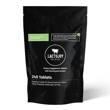 LactoJoy Lactase Pills I 240 Pieces Refill Package I Powerful Lactase Enzymes for Lactose LactoJoy Au supplements