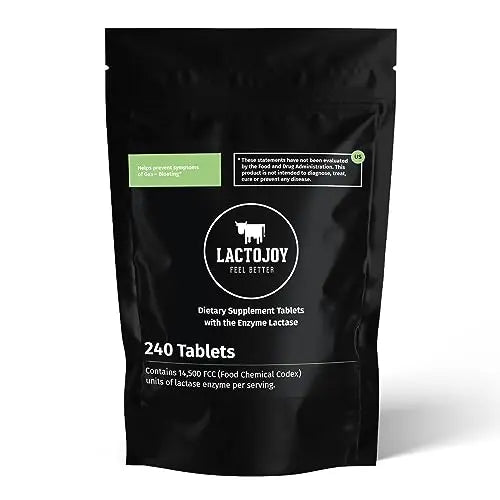 LactoJoy Lactase Pills I 240 Pieces Refill Package I Powerful Lactase Enzymes for Lactose LactoJoy Au supplements