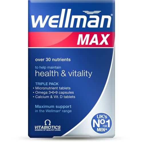 Vitabiotics Wellman Max - 84 Tablets/Capsules Vitabiotics Au supplements