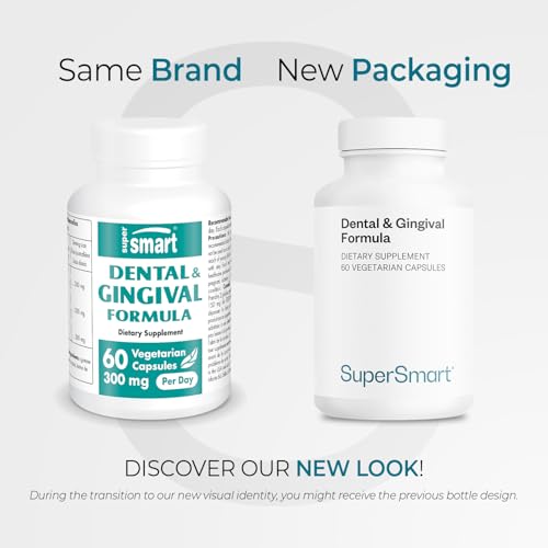 Supersmart - Dental & Gingival Formula (Patented) - Oral Care Supplement - with TEES-10 | Non-GMO & Vegan - 60 Vegetarian Capsules Supersmart Au supplements