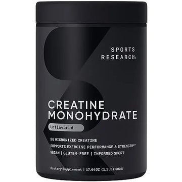 Sports Research Creatine Monohydrate - Gain Lean Muscle, Improve Performance Sports Research Au supplements