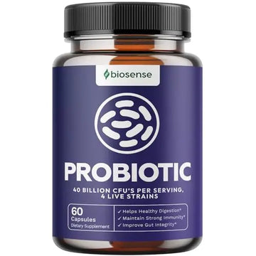 Colon Health Probiotic and Prebiotic Capsules - Gut Health Prebiotics and Probiotics Bio Sense Au supplements