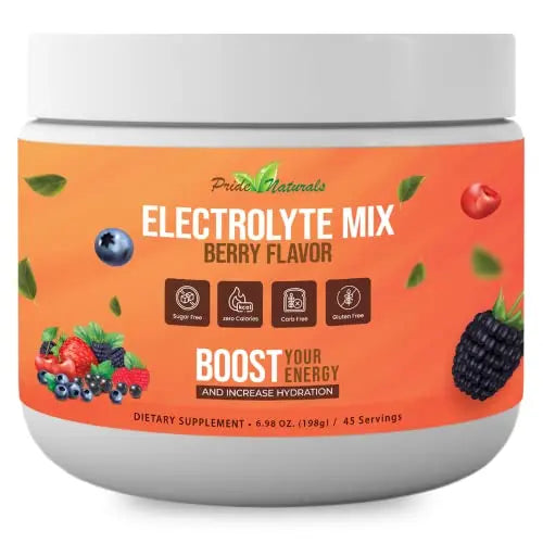 Electrolyte Powder - Refreshing Workout Recovery Electrolytes, Sugar Free, Gluten Free Pride Naturals, Inc Au supplements