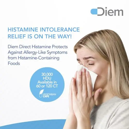 Omne Diem Histamine Digest DAO 30,000 HDU - 120 Caps - Histamine Neutralizing Omne Diem Au supplements