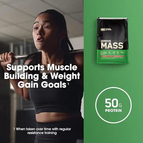 Optimum Nutrition Serious Mass Weight Gainer Protein Powder, Vitamin C, Zinc and Vitamin Optimum Nutrition Au supplements