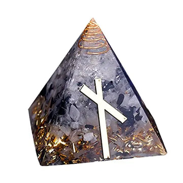 Chrikidor,Rune Pyramid，Orgone Pyramid Crystal Energy Generator Orgonite Balancing Chrikidor Au supplements