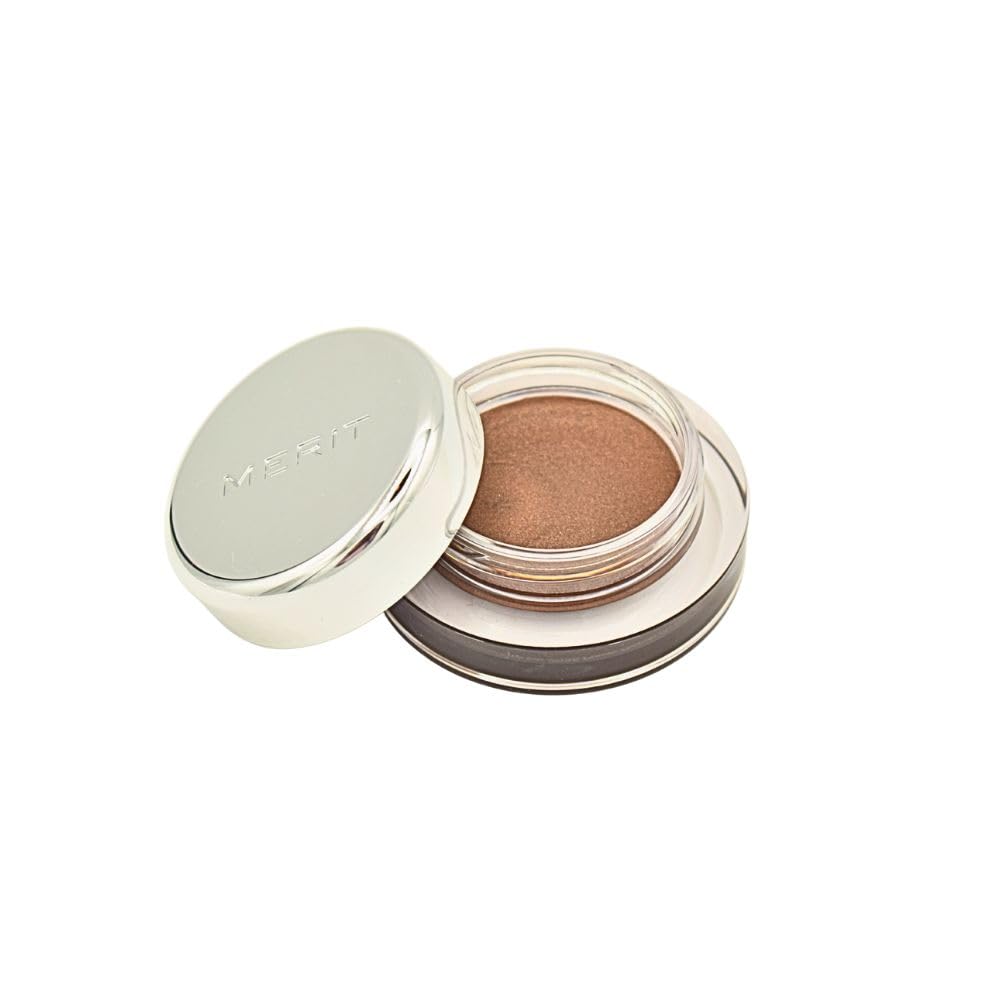 Merit Solo Shadow Cream Eyeshadow Sartorial Bronze, Buildable Crease-Free Pearlescent Color, Vegan & Cruelty-Free, 0.1 oz Merit Au supplements