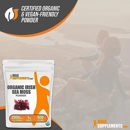 BULKSUPPLEMENTS.COM Organic Irish Sea Moss Powder - Sea Moss Supplement BULKSUPPLEMENTS.COM Au supplements