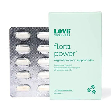 Love Wellness Vaginal Probiotic Suppositories, Flora Power | Fast-Acting Love Wellness Au supplements