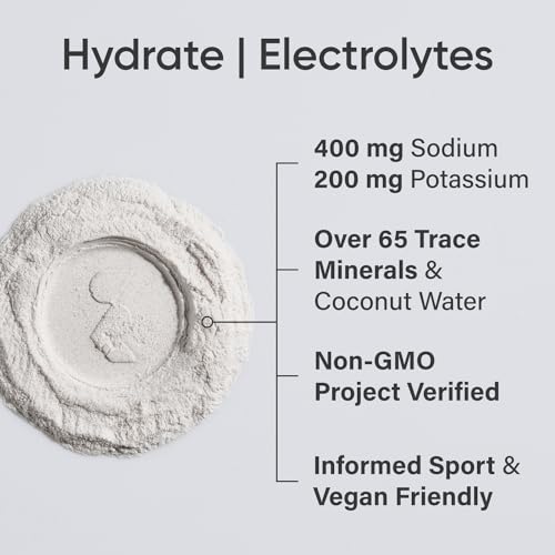 Sports Research Hydrate Electrolytes Powder Packets - Sugar-Free & Naturally Flavored Sports Research Au supplements