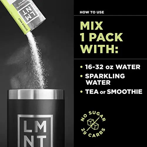 LMNT Zero-Sugar Electrolytes - Variety Salt - Hydration Powder Packets | No Dodgy Ingred Drink LMNT Au supplements