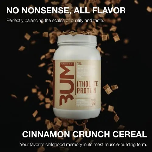 RAW Whey Isolate Protein Powder, Cinnamon Crunch (CBUM Itholate Protein) - 100% Grass RAW Au supplements