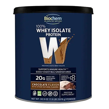 Biochem, Whey Protein Powder, 20g of Protein to Support Muscles and Intense Workouts Biochem Au supplements
