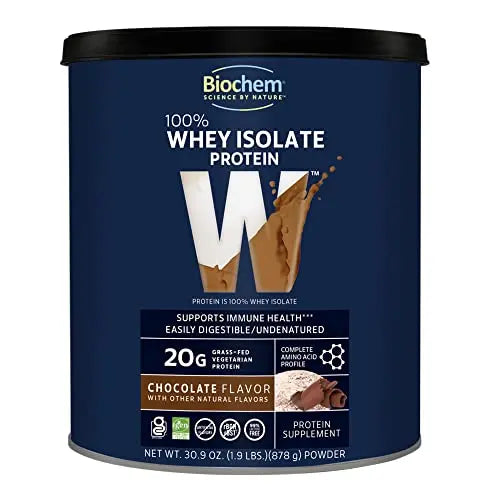 Biochem, Whey Protein Powder, 20g of Protein to Support Muscles and Intense Workouts Biochem Au supplements