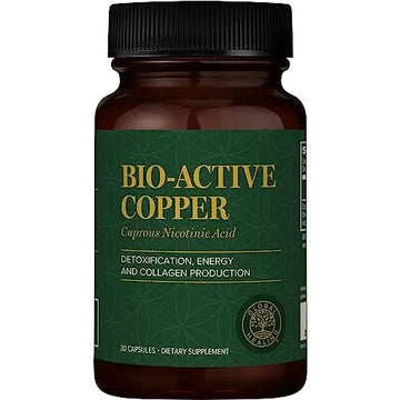 Global Healing Bio-Active Copper Supplement Cu1 - Cuprous Nicotinic Acid Helps Detox Global Healing Center Au supplements