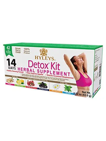 Hyleys Detox Tea 14 Days Kit - 42 Tea Bags - Herbal Supplement - Mother's Mother's Day HYLEYS Au supplements