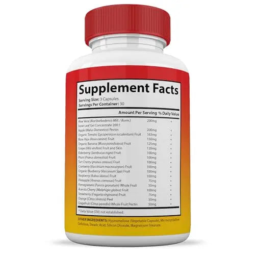 (4 Pack) Vital Fruits and Veggies Supplement Whole Food Red & Green Superfoods Justified Laboratories Au supplements