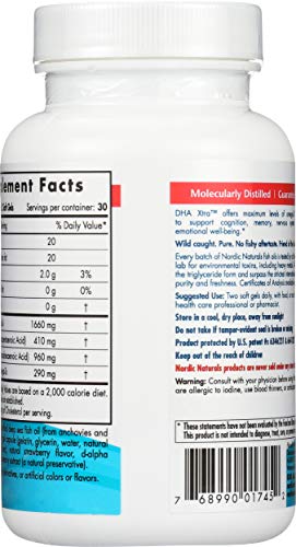 Nordic Naturals Strawberry Dha Xtra 1660 Mg 60 Sg, 60 Ct Nordic Naturals Au supplements