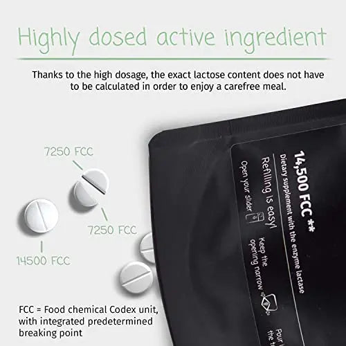 LactoJoy Lactase Pills I 240 Pieces Refill Package I Powerful Lactase Enzymes for Lactose LactoJoy Au supplements