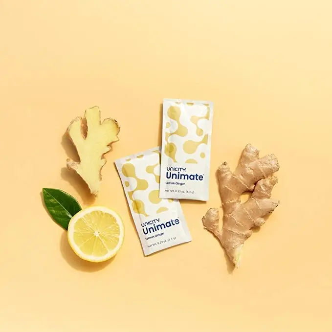 Ourtown Unicity Unimate Green Mate Leaf Powder Extract with Lemon and Ginger Flavor Ourtown Au supplements