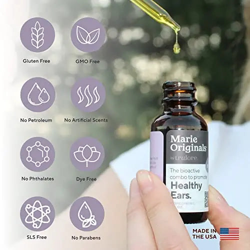 Marie Originals Organic Ear Oil for Ear Infections All Natural Eardrops Marie Originals Au supplements