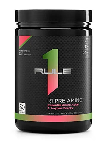 Rule 1 Proteins – Watermelon Splash, Anytime Energy Boost, R1 Pre Amino Acid Complex Rule 1 Proteins Au supplements
