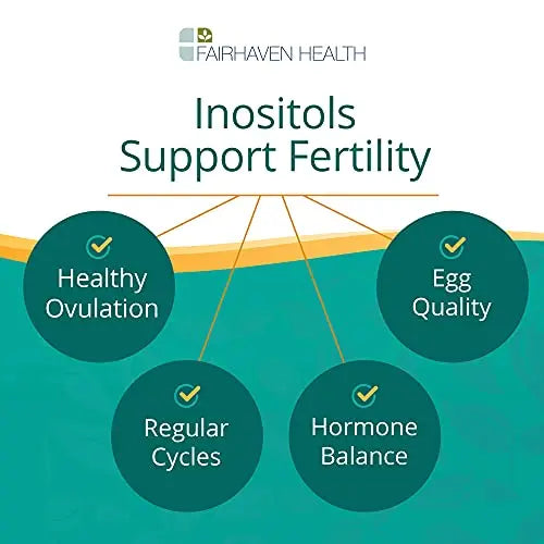 Fairhaven Health Myo-Inositol and D-Chiro Inositol Supplement | 40:1 Ratio | Female Fairhaven Health Au supplements