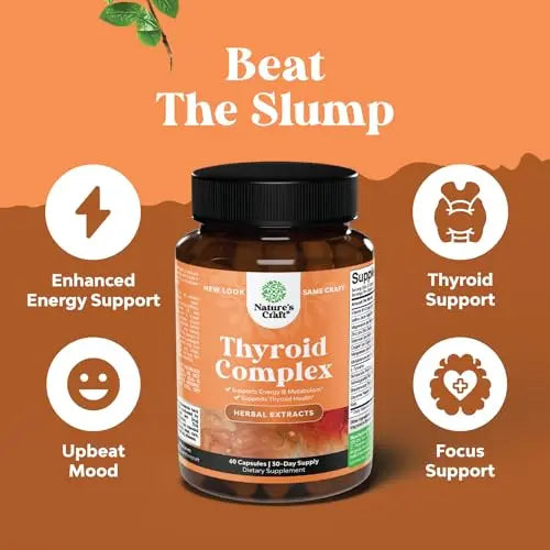 Pure Thyroid Support Supplement for Women - Thyroid Support for Weight Loss Mood Natures Craft Au supplements