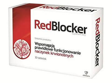 REDBLOCKER - 30 Tablets - a Dietary Supplement Ingredients Support: The Proper Functioning Aflofarm Au supplements