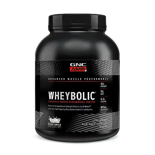GNC AMP Wheybolic Protein Powder | Targeted Muscle Building and Workout Support GNC Au supplements