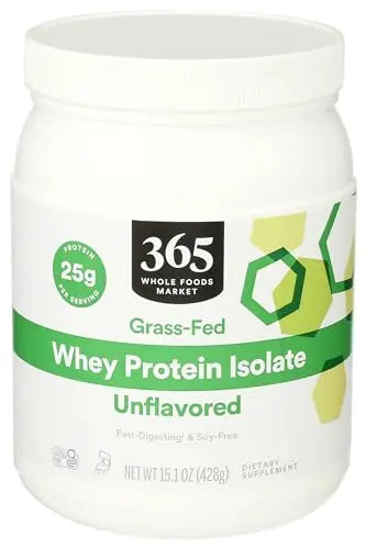 365 by Whole Foods Market, Unflavored Whey Protein Isolate, 15.1 Ounce 365 by Whole Foods Market Au supplements