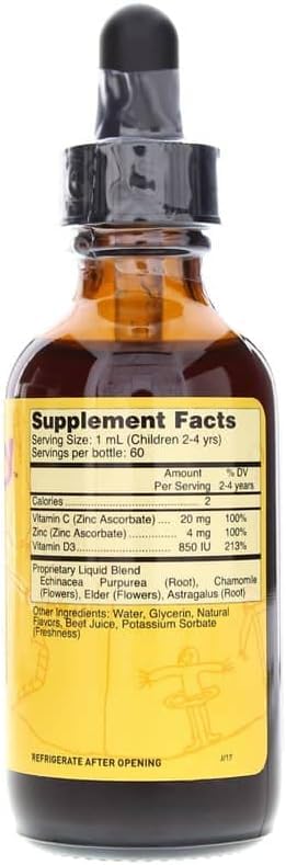 Systemic Formulas Tuff Play Kids Immune Support Supplement, 2 Fl Oz, with Vitamins C, D3 and Zinc #530 Systemic Formulas Au supplements