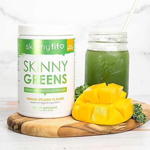 SkinnyFit Mango Splash Skinny Greens, Green Juice Superfood Powder, Natural Energy SkinnyFit Au supplements