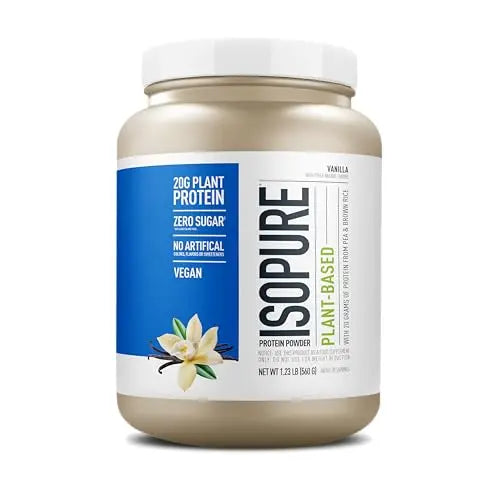 Isopure Vanilla Vegan Protein Powder, with Monk Fruit Sweetener & Amino Acids, Post Work Isopure Au supplements