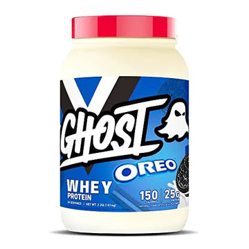 GHOST Whey Protein Powder, Oreo - 2LB Tub, 25G of Protein - Cookies & Cream Flavored GHOST Au supplements