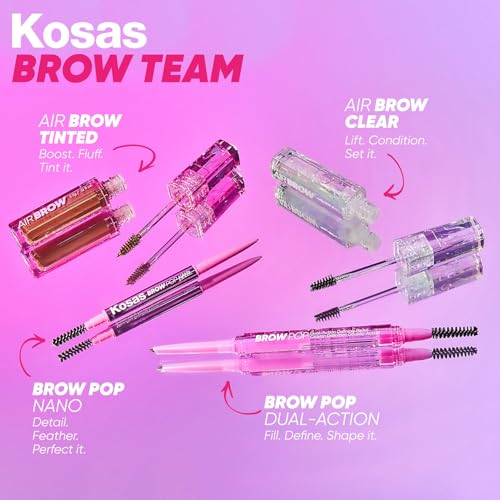 Kosas Brow Pop Eyebrow Pencil – Brow Pencil with Spoolie, Medium Brown Kosas Au supplements