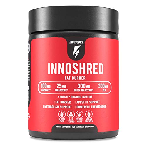 Inno Shred - Day Time Fat Burner | 100mg Capsimax, Grains of Paradise, Organic Caffeine InnoSupps Au supplements
